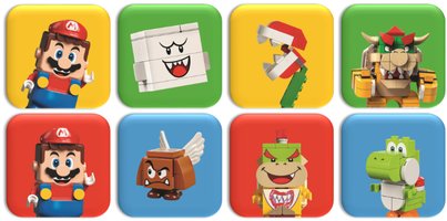 Набор LEGO Super Mario Refrigerator Magnets