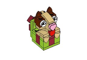 Набор LEGO Happy Holiday Pet Ornament