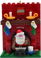 Набор LEGO Hallmark Keepsake Christmas Tree Ornament - 1995 Fireplace with Santa