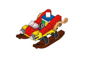 Набор LEGO Rocket Sleigh Ornament