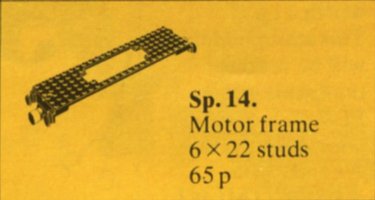 Набор LEGO Train Motor Plate with Coupler