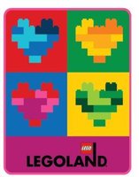Набор LEGO THROW LEGOLAND Totally Bricks of the Heart Throw