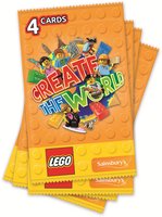 Набор LEGO Create the World Trading Cards - Random Pack (4 Cards)